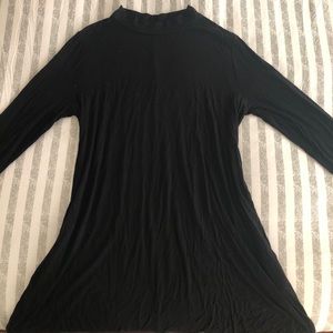 Black cotton dress